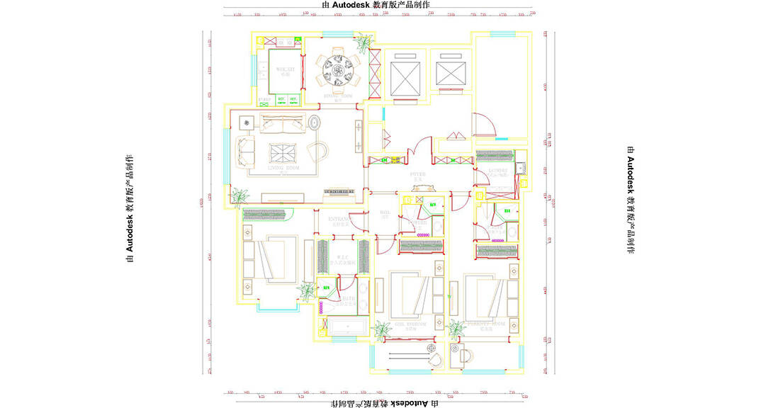 海怡半山216㎡三室二廳三衛戶型圖