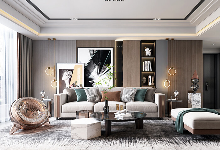 青鐵海譽(yù)府,輕奢風(fēng)格